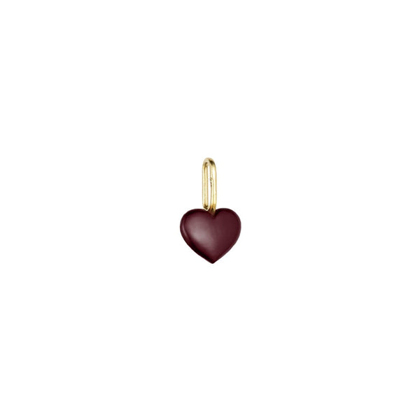 Close to my Heart Emalje Hjerte Charm, Guldbelagt fra Design Letters – produktbillede