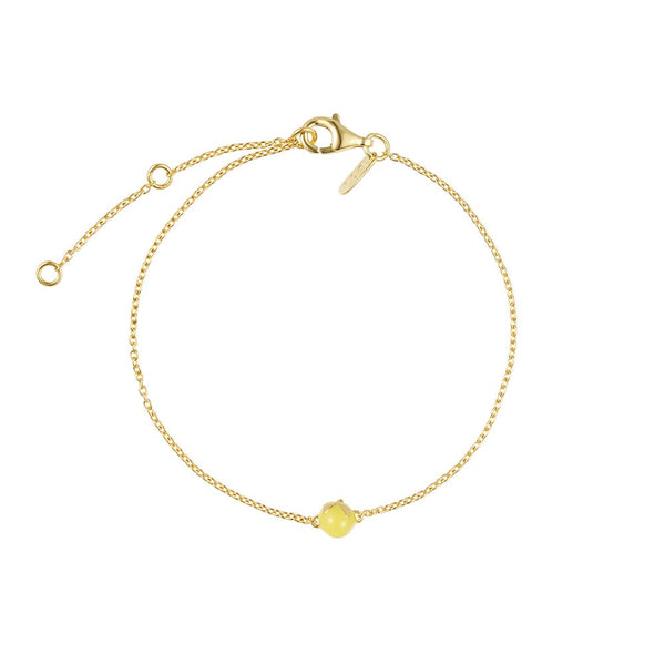 When life gives you lemons. Bracelet, gold plated
