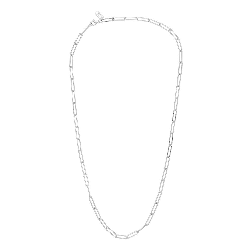 Chunky Square link chain large Silver