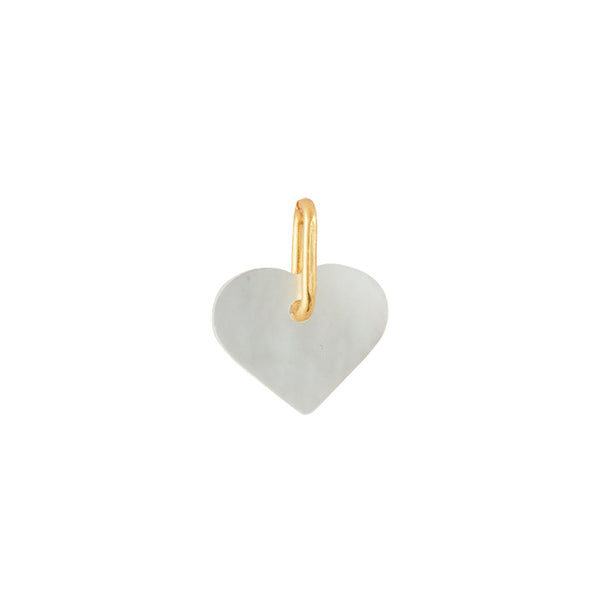 Pearl heart charm