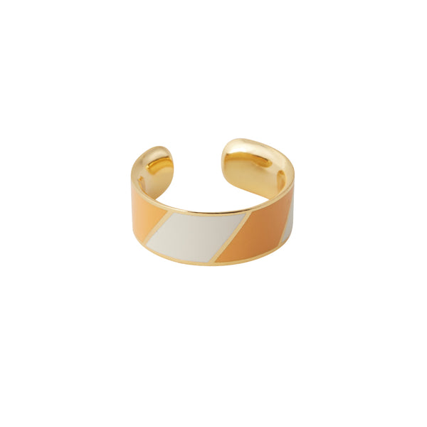 Big Striped Candy Ring 8mm
