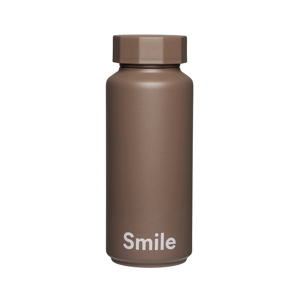 Termoflaske – 500 ml, Brun, Smile