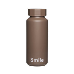 Termoflaske – 500 ml, Brun, Smile