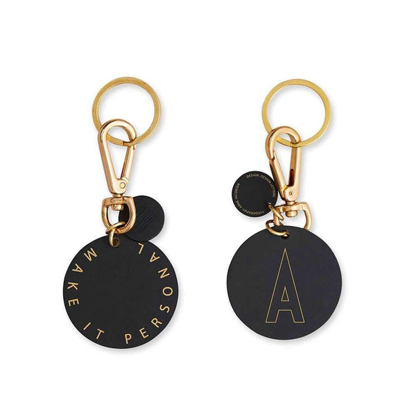 Personlig n?glering & taske tag A-Z