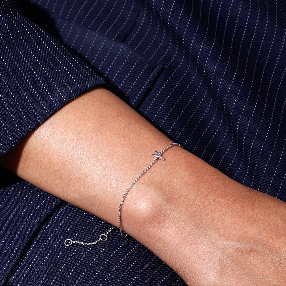 Archetype Bracelet - A-Z Silver