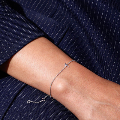 Archetype Bracelet - A-Z Silver