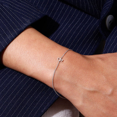 Archetype Bracelet - A-Z Silver