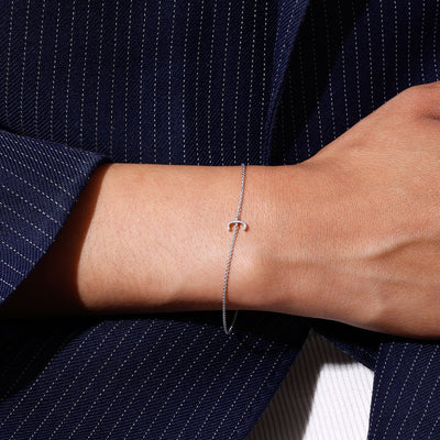 Archetype Bracelet - A-Z Silver