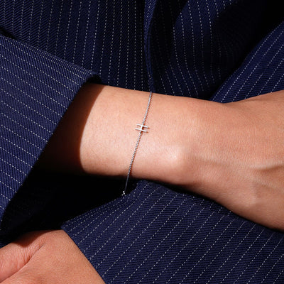 Archetype Bracelet - A-Z Silver