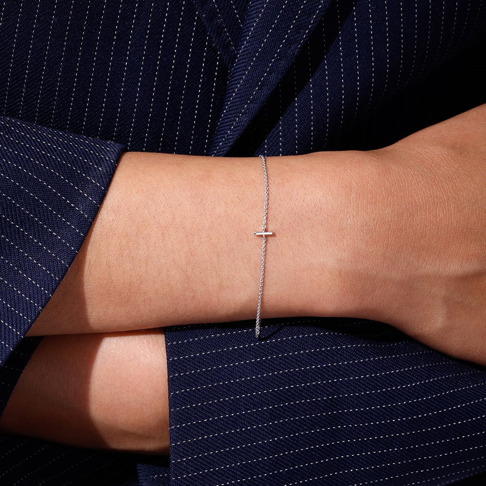Archetype Bracelet - A-Z Silver