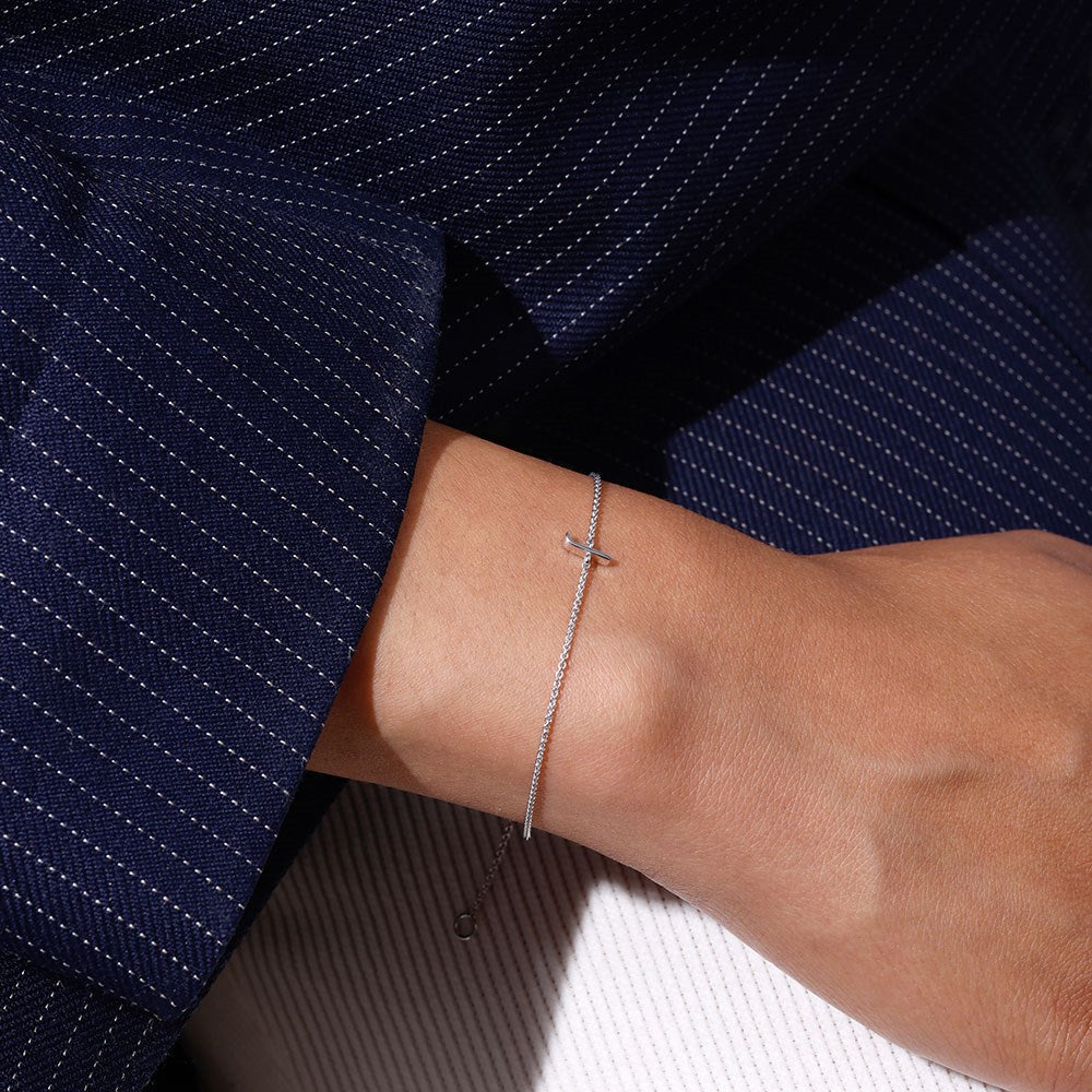 Archetype Bracelet - A-Z Silver