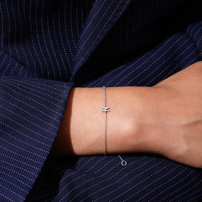 Archetype Bracelet - A-Z Silver