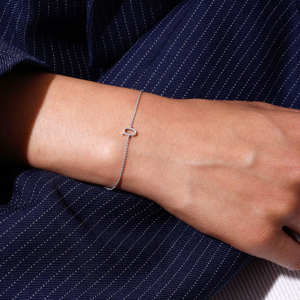 Archetype Bracelet - A-Z Silver