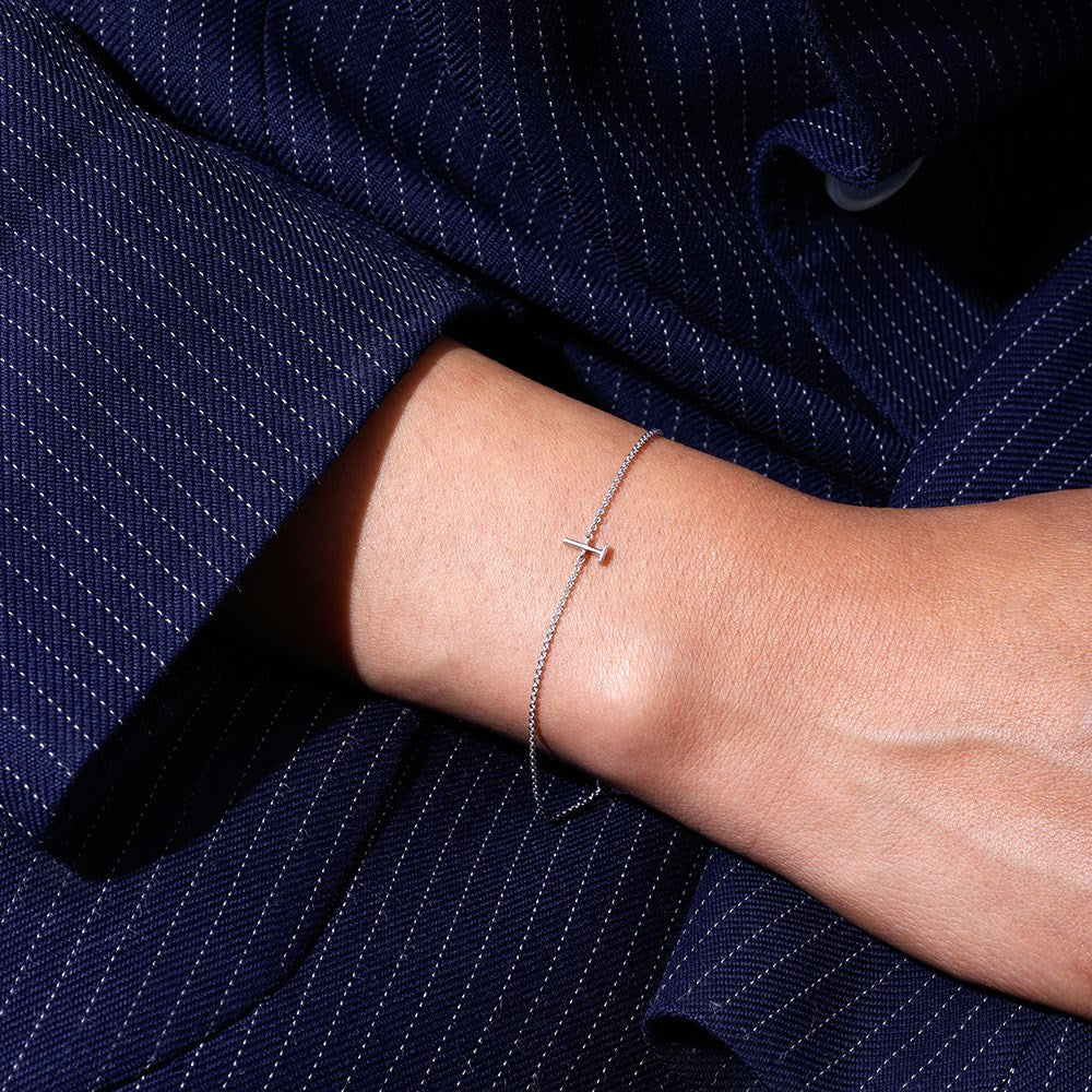 Archetype Bracelet - A-Z Silver