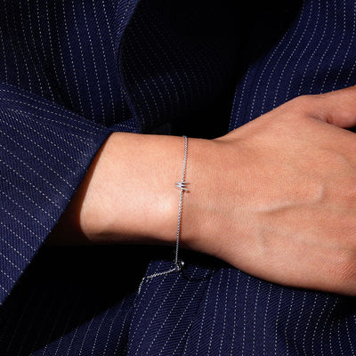 Archetype Bracelet - A-Z Silver