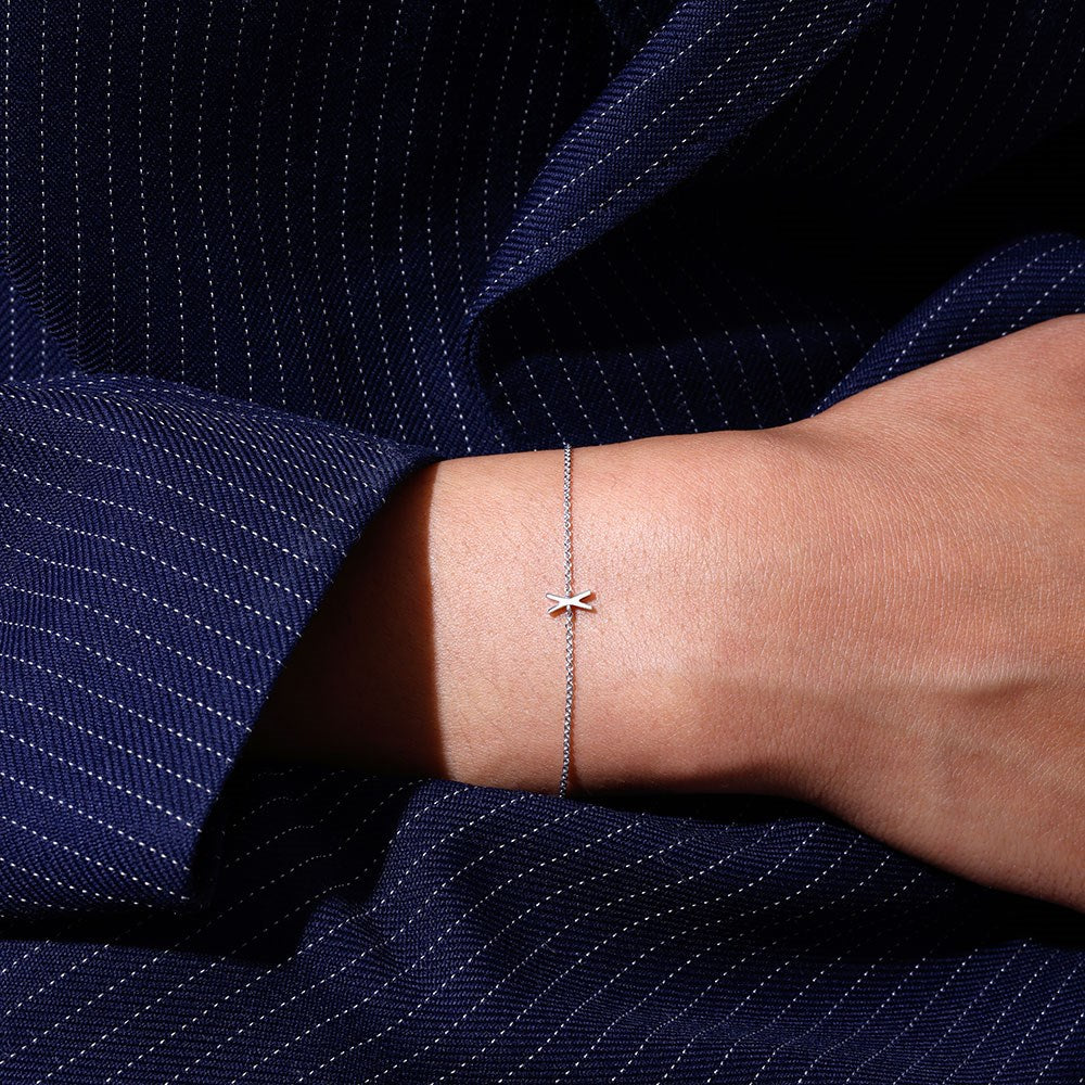 Archetype Bracelet - A-Z Silver