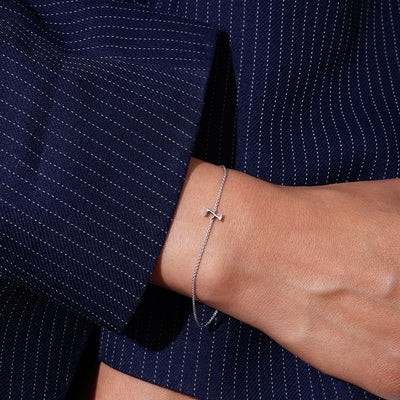 Archetype Bracelet - A-Z Silver