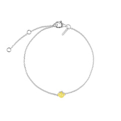 When life gives you lemons. Bracelet, silver