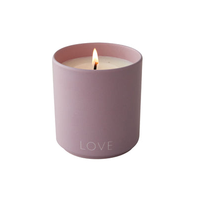 Large Scented candle set - Beige/Lavender