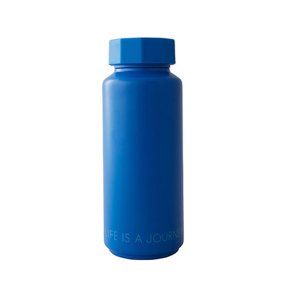 You & Me Insulated Bottle 500ml set - Cobalt Blue/Beige