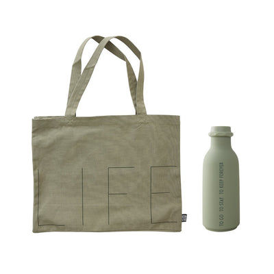 Work Shop & sport bag & bottle set - Forest green