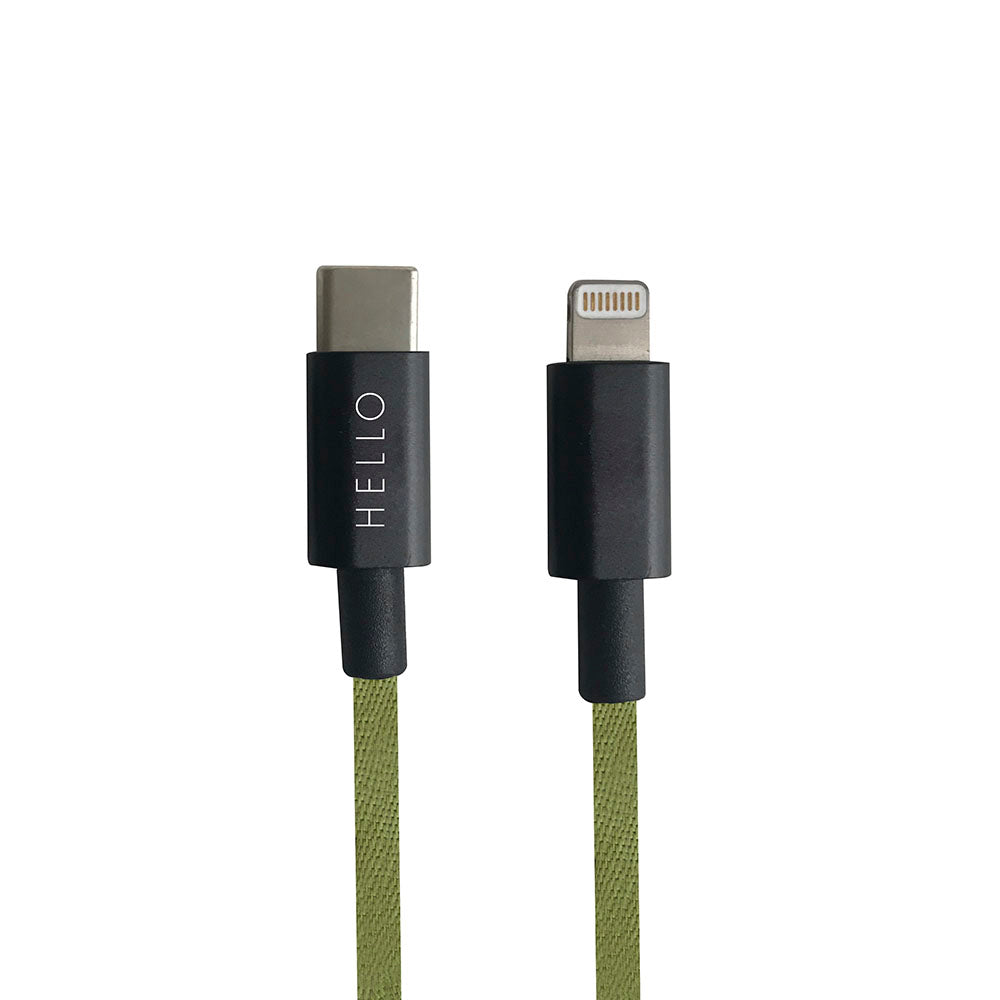 1m USBC to Lightning kabel certificeret af Apple designet i ballistisk nylon