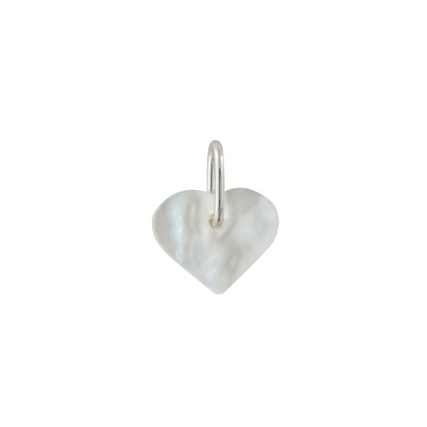 Pearl heart charm
