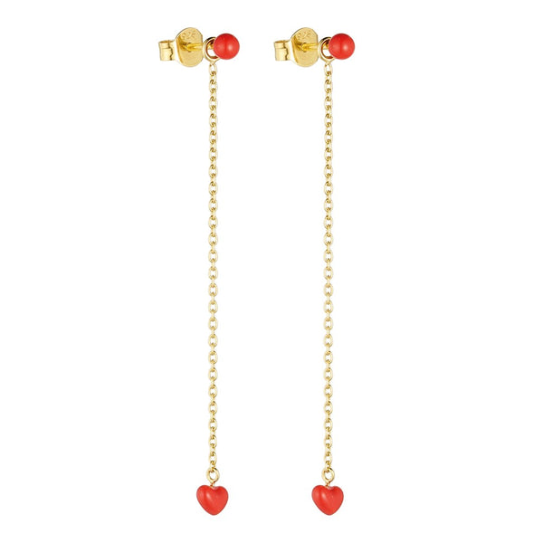 Little Big Love Earchain (set of 2 pcs) - Goldplated
