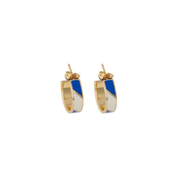 Striped Candy Earrings 16mm - Set of 2 pcs