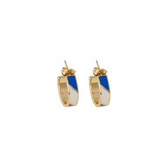 Striped Candy Earrings 16mm - Set of 2 pcs