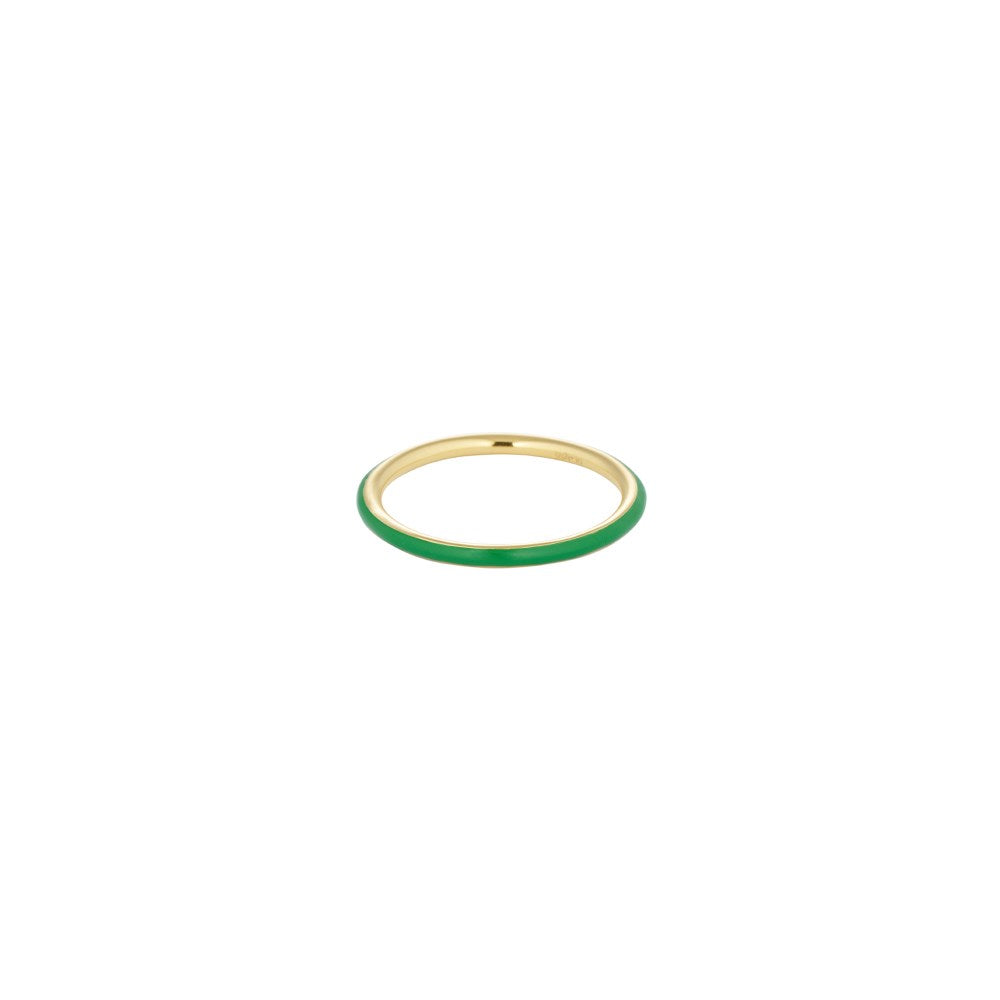 Classic Stack Ring - Green