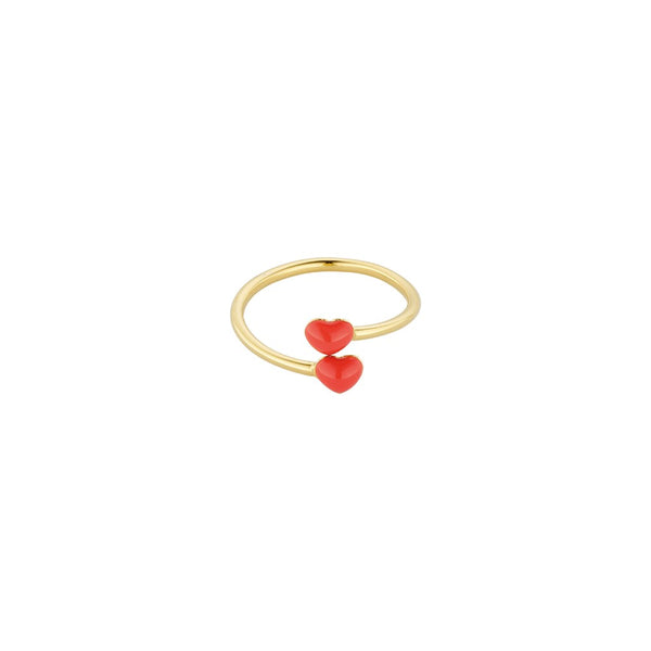 Little Big Love Ring - Goldplated