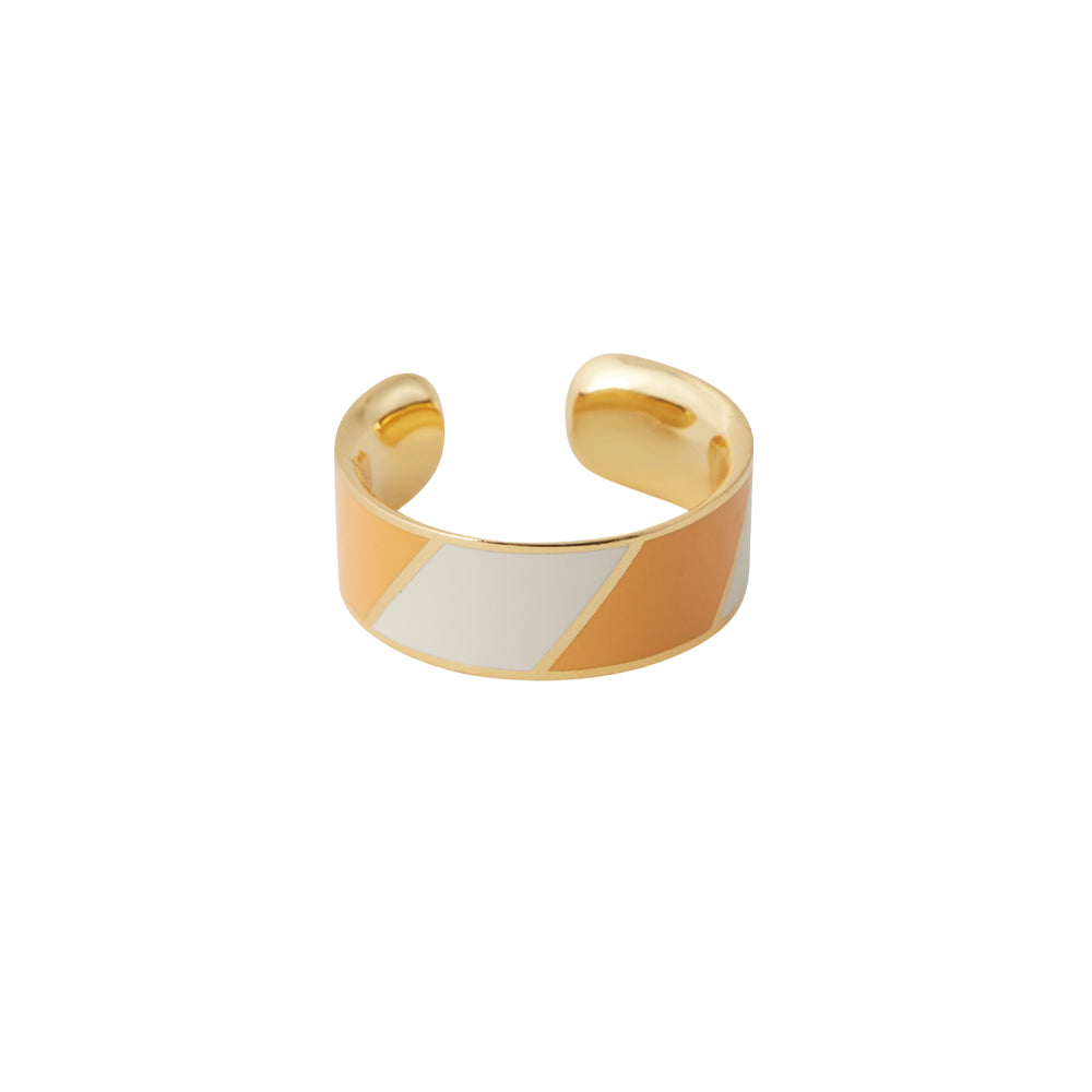 Big Striped Candy Ring 8mm – Design Letters DKK