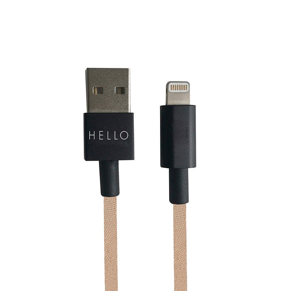 Apple lightning opladningskabel 1m
