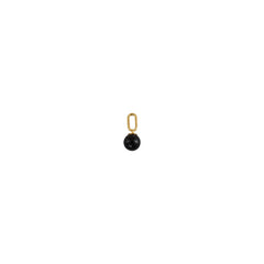 Stone Drop charm 5mm (18k Guldbelagt)